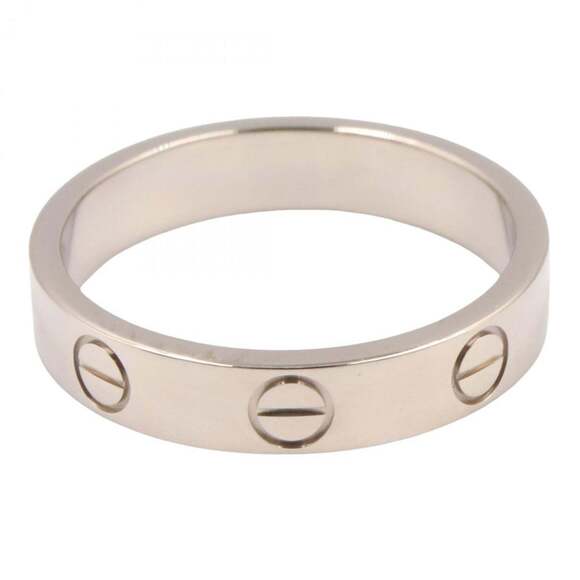 CARTIER Authentic 18k Silver Love Ring